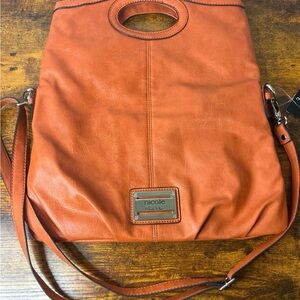 Nicole Miller Burnt Orange Shoulder Bag